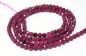 Preview: 3 mm Rubin facettierte Edelstein Strang