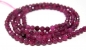Preview: Rubin 3 mm facettierte Edelstein Strang