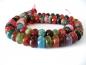 Mobile Preview: Achat Multicolor crash 10x6 mm Edelstein strang