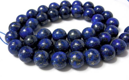 10 mm Lapislazuli Edelstein Strang
