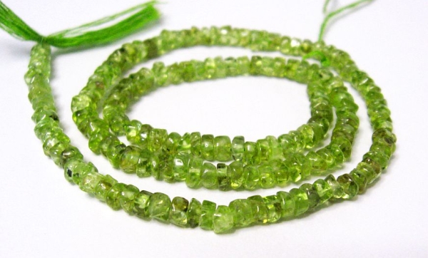 Peridot Edelstein Perlen 3 mm Edelstein Strang