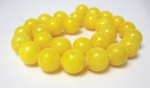 14 mm Jade Mashan Gelb  Edelstein Strang