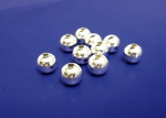 5 mm Zwischenteil 2 Stück Kugel hochglanzpoliert Silber 925